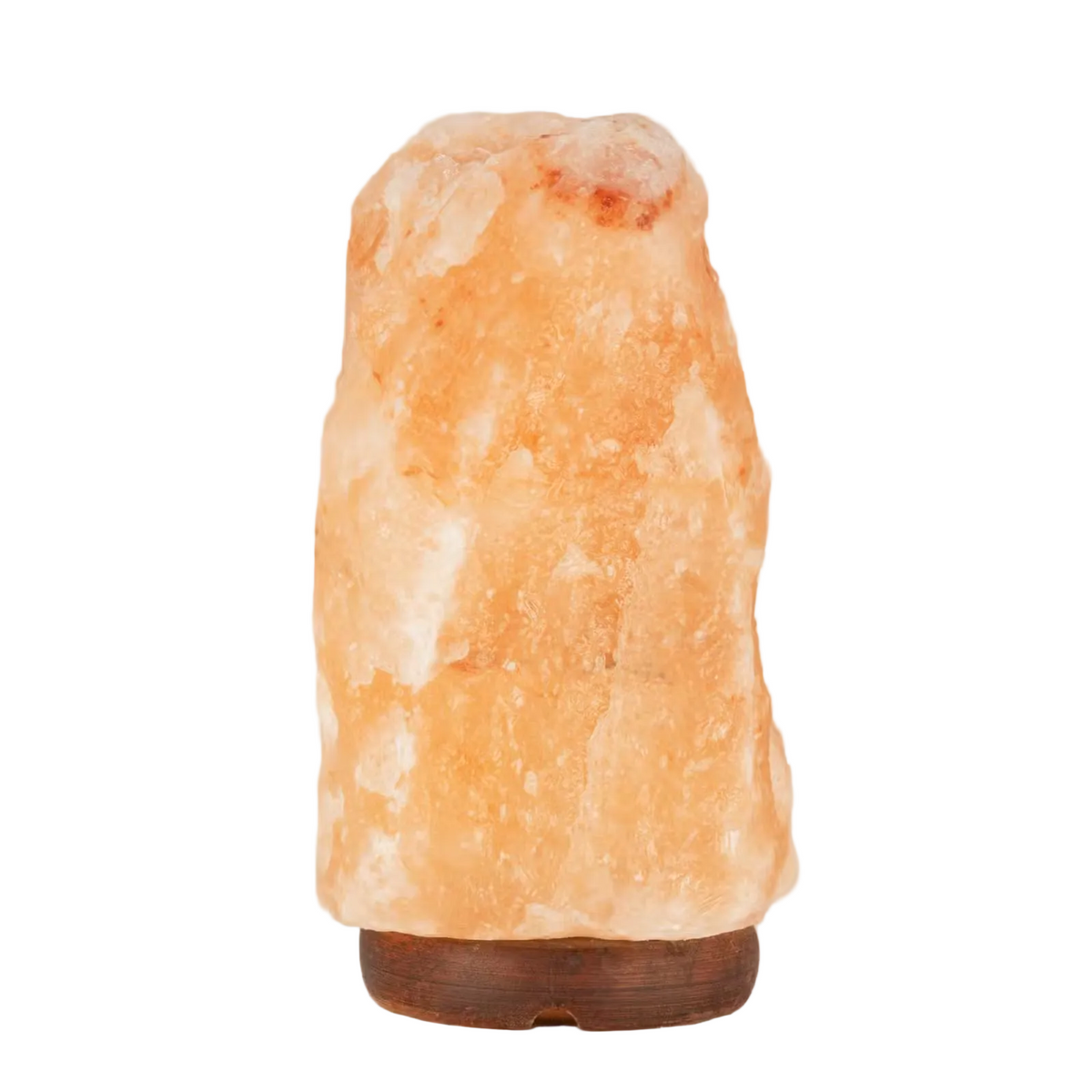 Himalaya salt lamp from Cometto, 1.5-2 kg, glowing with warm light, crafted from natural pink Himalayan salt crystals.