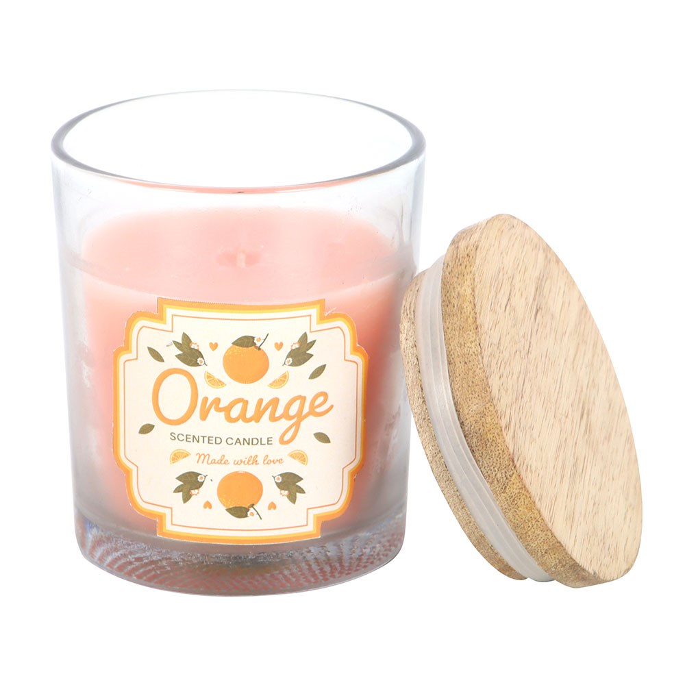 Lumânare Parfumată cu Aromă de Portocală