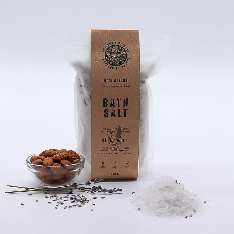 Sare de Baie Epsom Aromaterapie cu Lavandă Greenman Rituals – Sleep Good