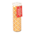 Lumânare Parfumată Premium Tip Pilon cu Aromă de Vafe cu Caramel, Timp Ardere 55h