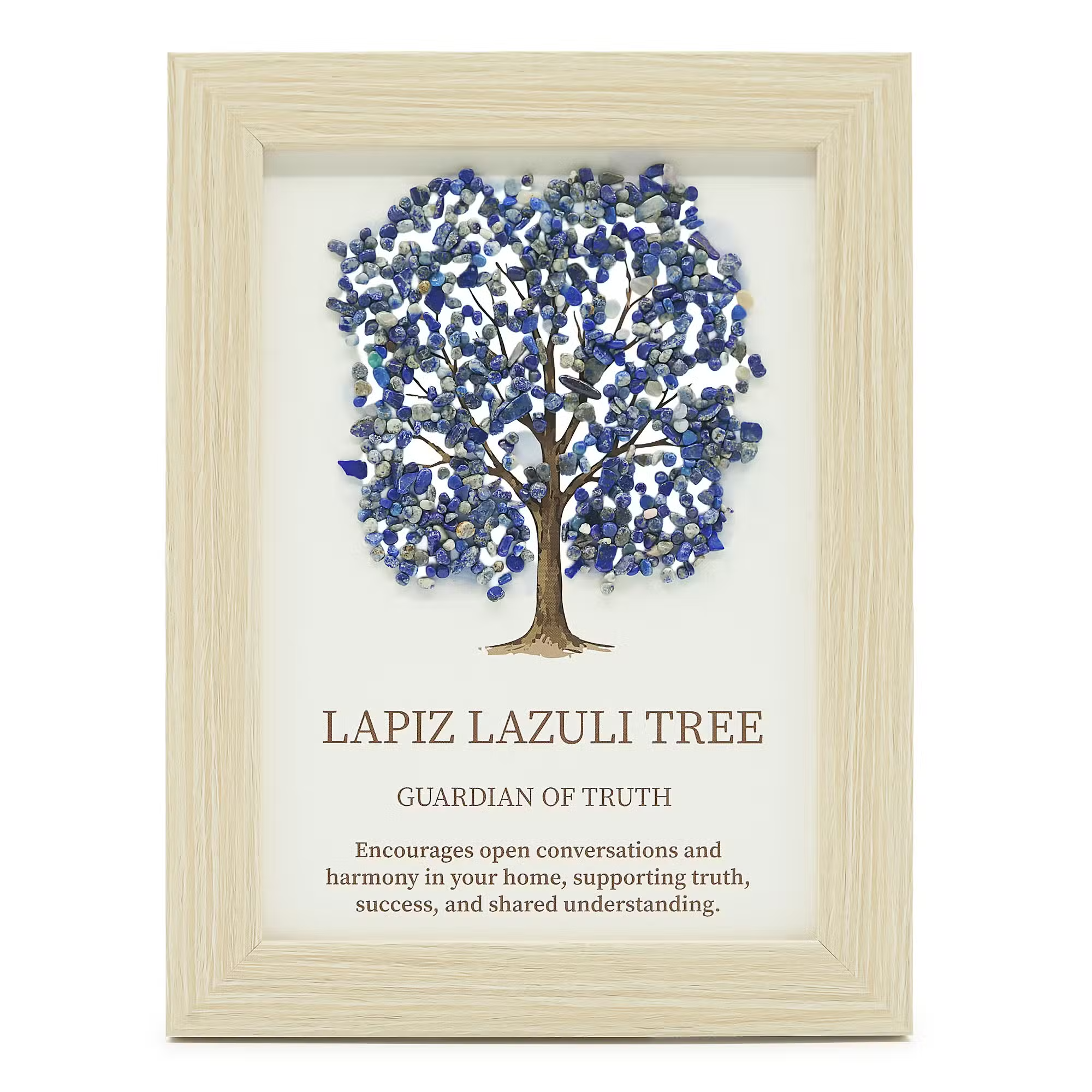 Tablou Decorativ 3D Arborele Vieții cu Pietre Semiprețioase Lapis Lazuli