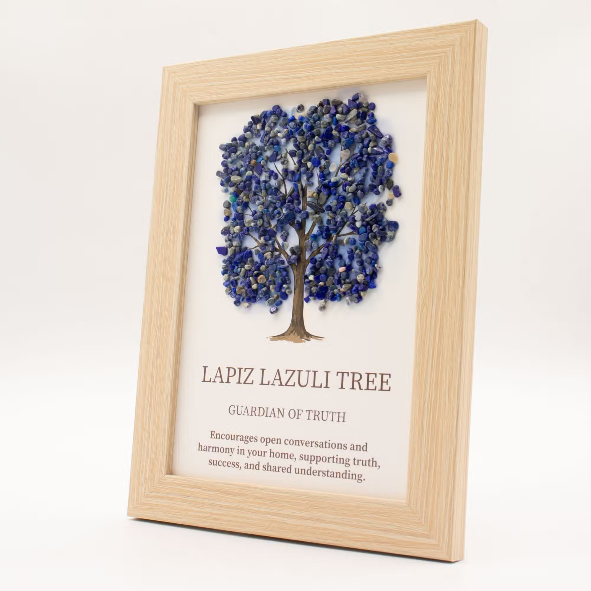 Tablou Decorativ 3D Arborele Vieții cu Pietre Semiprețioase Lapis Lazuli