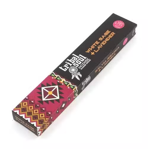 Bețișoare Parfumate Tribal - Salvie Albă + Lavandă
