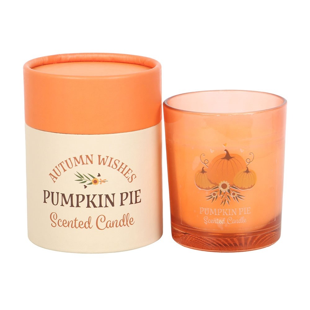 Lumânare Parfumată Premium, Aromă Plăcintă cu Dovleac, Timp Ardere 28h