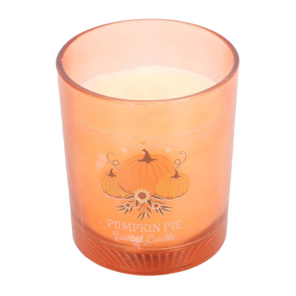 Lumânare Parfumată Premium, Aromă Plăcintă cu Dovleac, Timp Ardere 28h