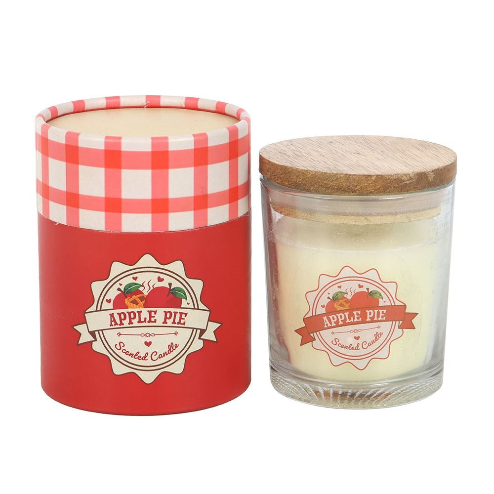 Lumânare Parfumată Premium, Aromă Plăcintă cu Mere, Timp Ardere 28h