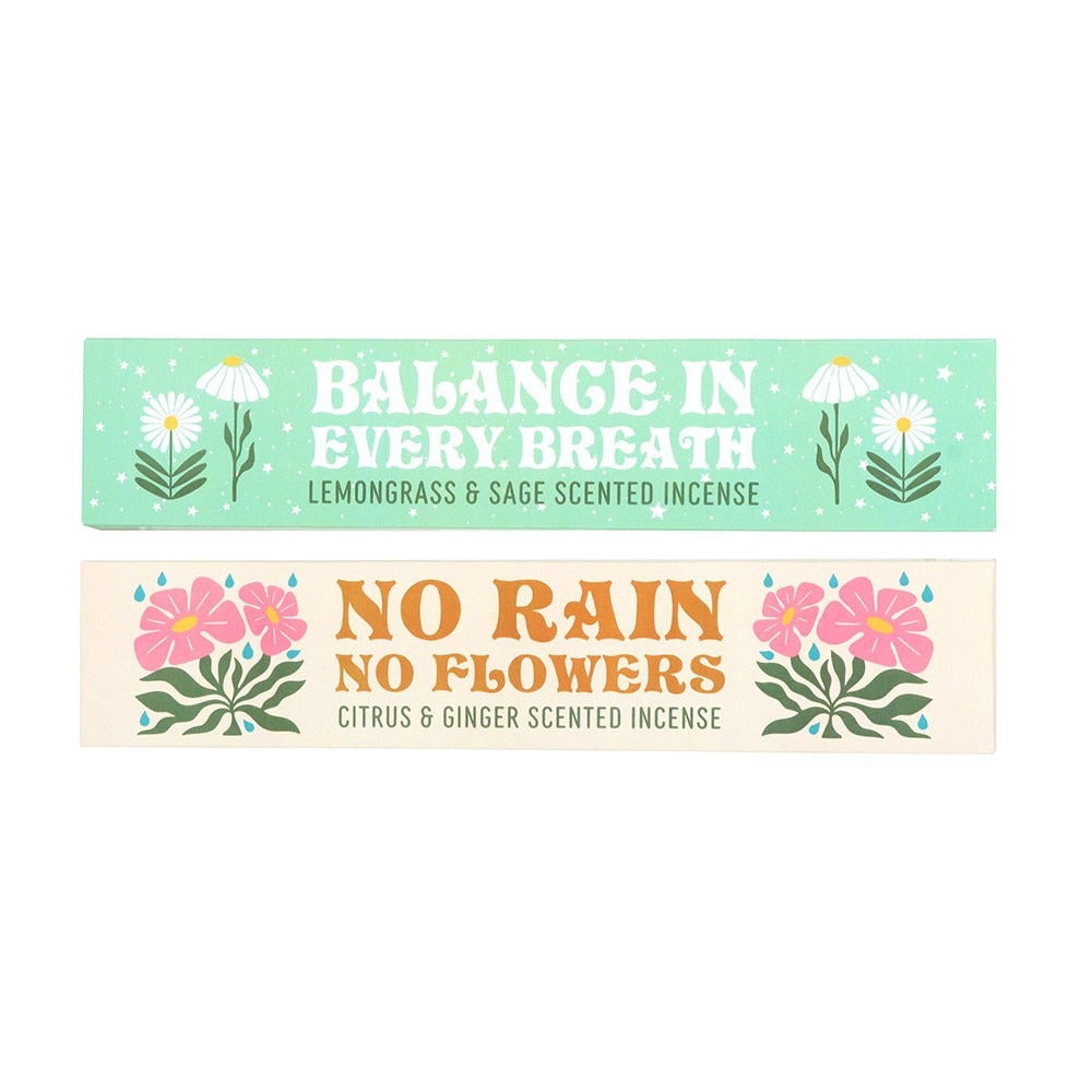 Set de 2 pachete de bețișoare parfumate – No Rain, No Flowers